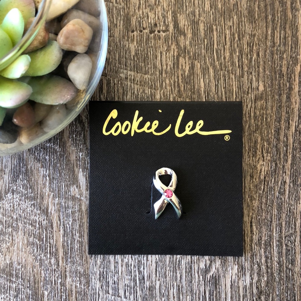 Cookie Lee Lapel Pin Pink Breast Cancer Awareness